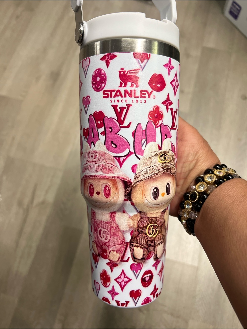 Stanley Kids Pink Patterned Insulated Tumbler 30 oz.